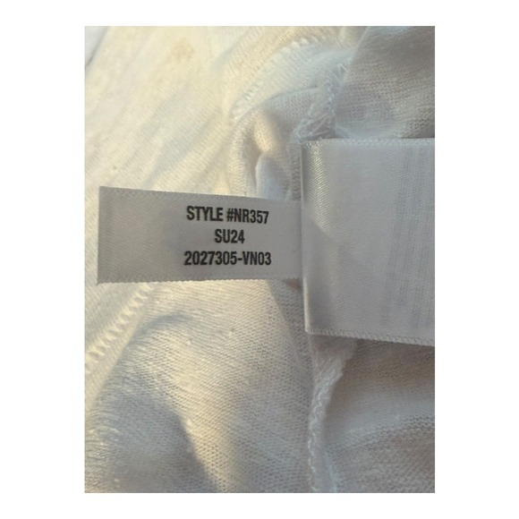 Madewell Womens Linen-Blend Crewneck Oversized Tee‎ Size Small NWT - Picture 9 of 9